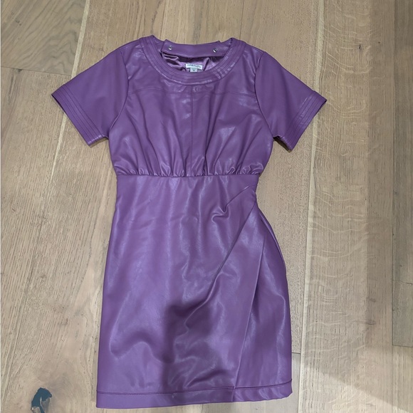 HABITUAL VEGAN LEATHER DRESS NEIMAN MARCUS SZ 14 - Picture 2 of 3